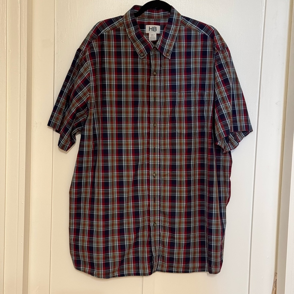 HB Harbor Bay short sleeve button down shirt camp shirt